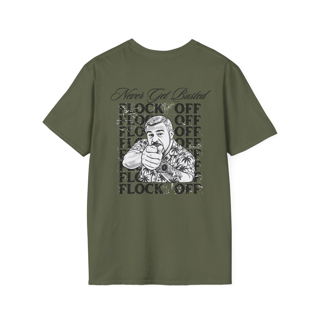Flock Off – Classic Chest Logo Tee