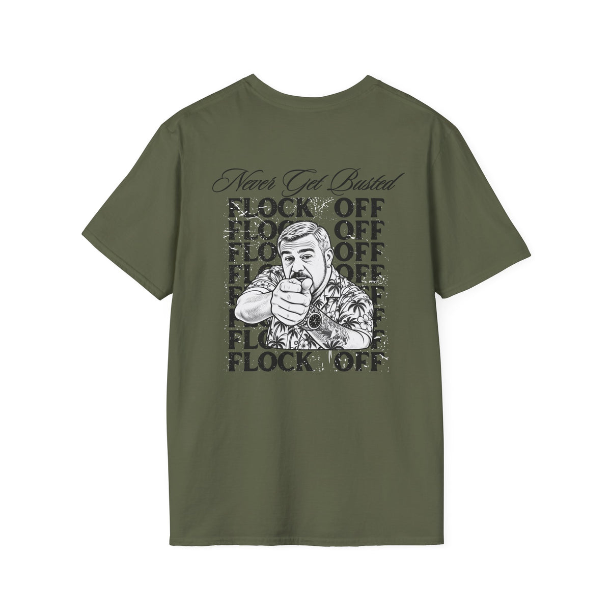 Flock Off – Classic Chest Logo Tee