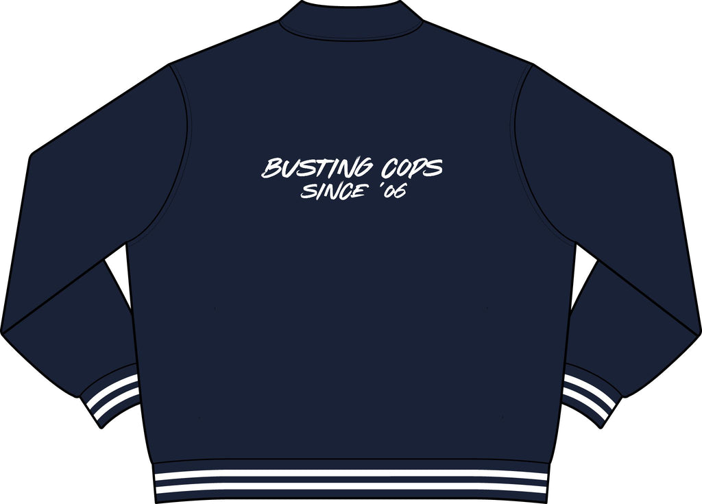 NGB Busting Cops Varsity Jacket