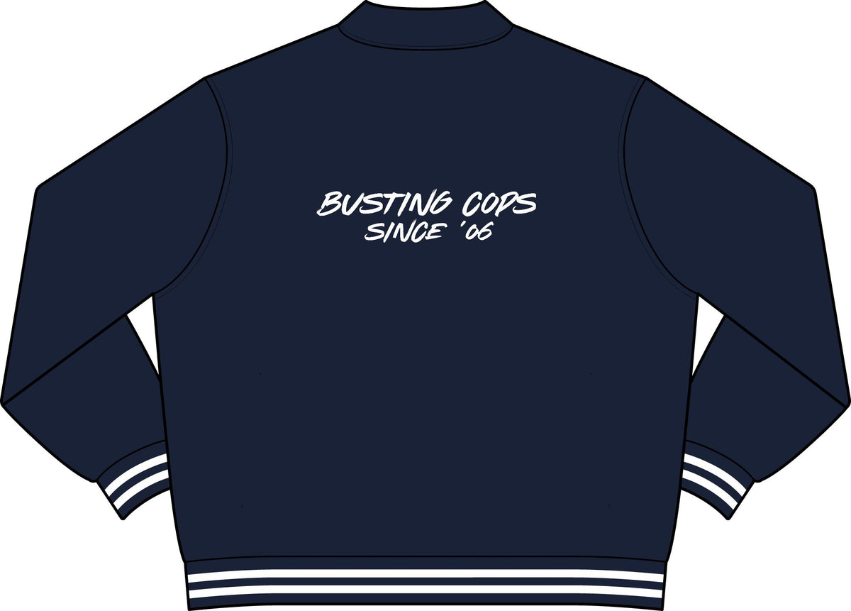 NGB Busting Cops Varsity Jacket