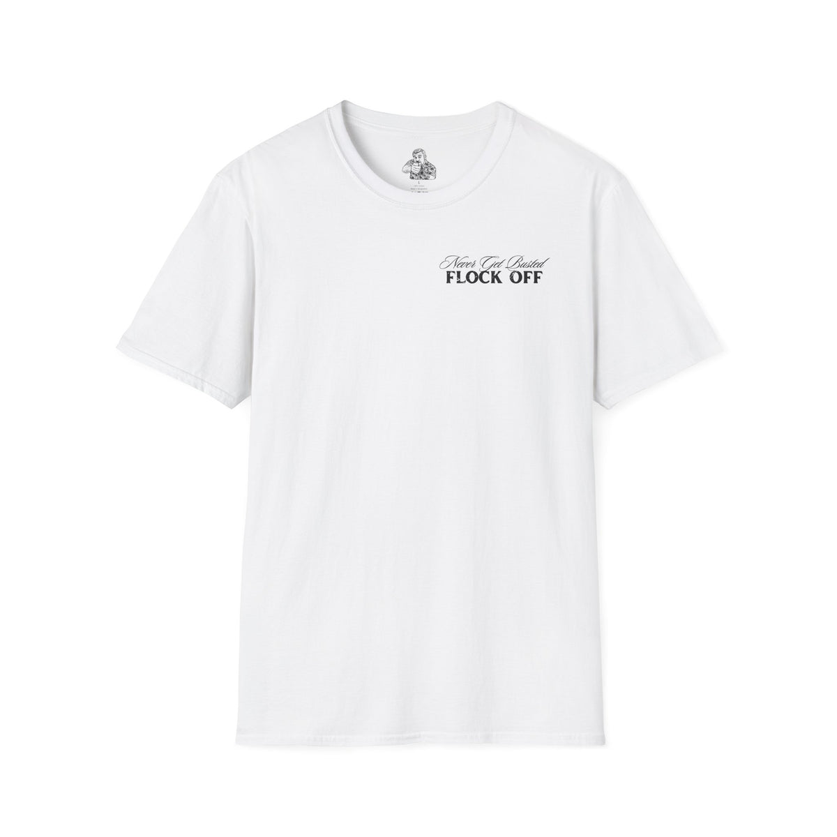 Flock Off – Classic Chest Logo Tee
