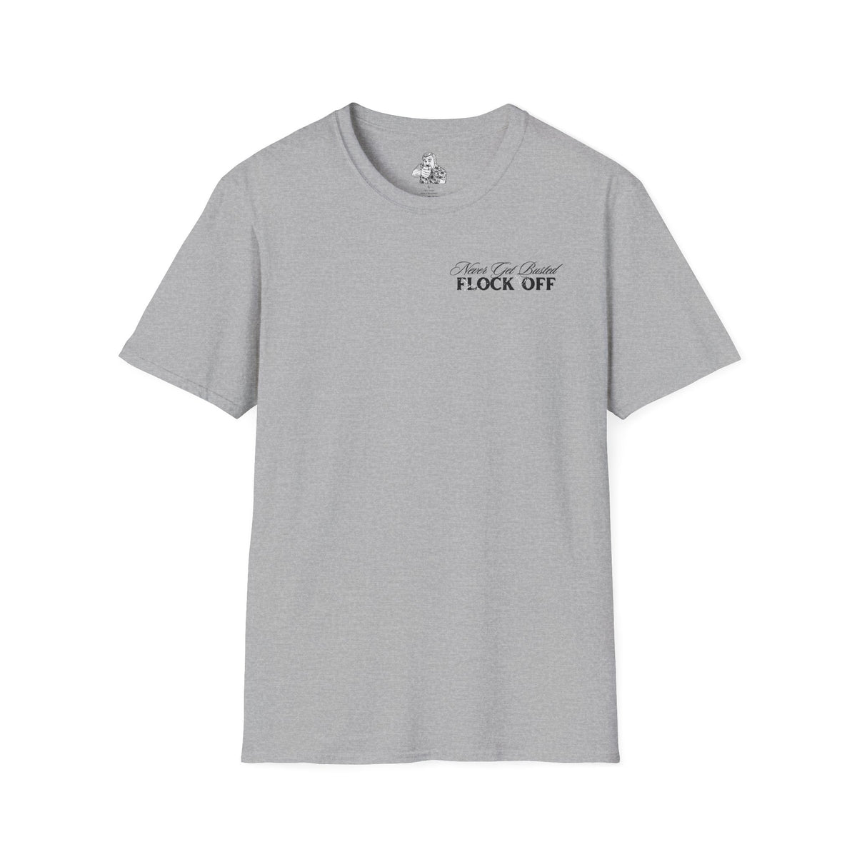 Flock Off – Classic Chest Logo Tee