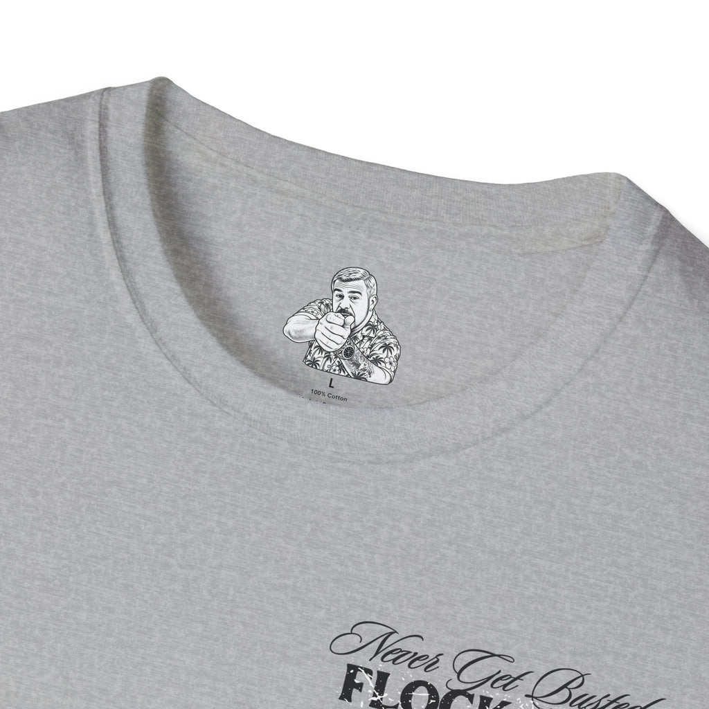 Flock Off – Classic Chest Logo Tee