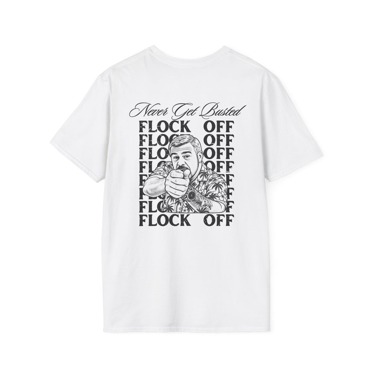 Flock Off – Classic Chest Logo Tee