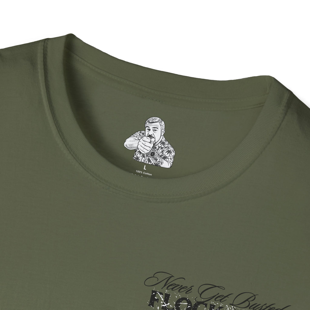 Flock Off – Classic Chest Logo Tee