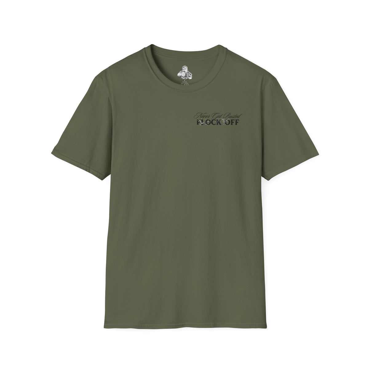 Flock Off – Classic Chest Logo Tee