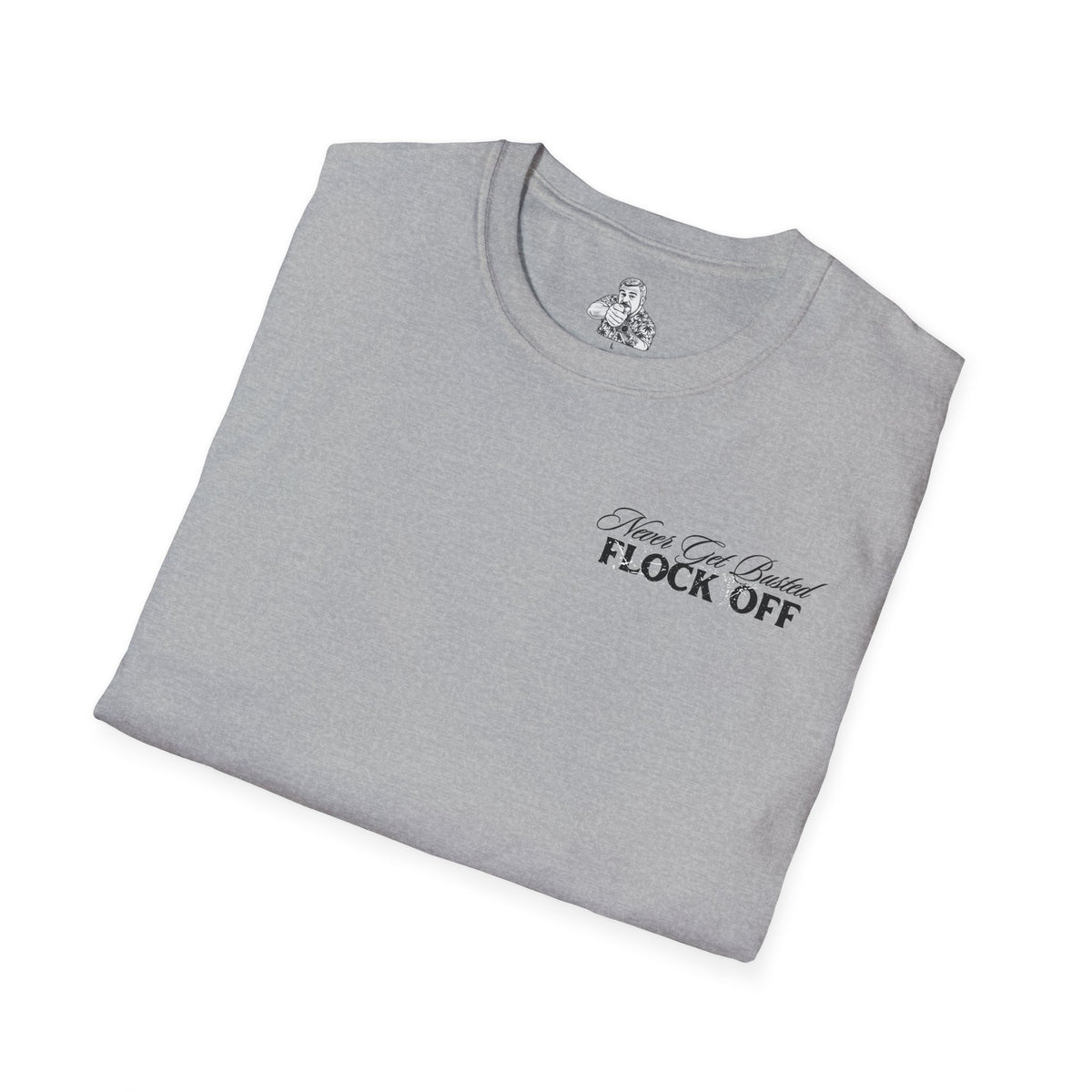 Flock Off – Classic Chest Logo Tee